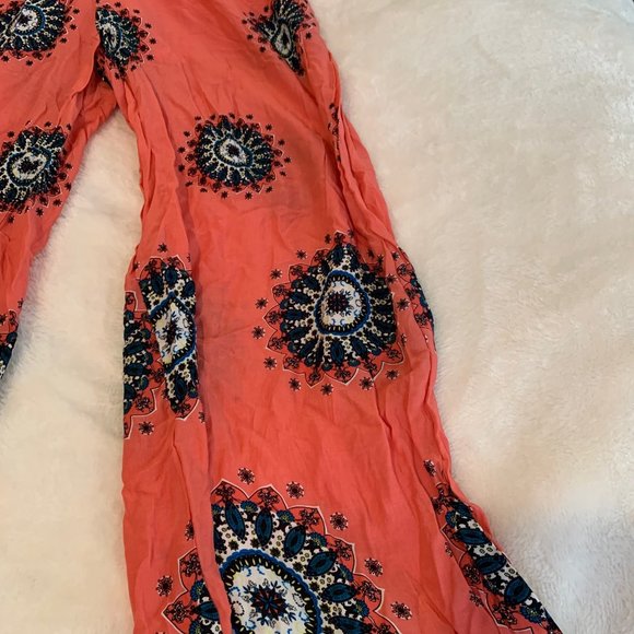 NWT Fashion Nova Trouble In Paradise Coral Jumpsuit Size S - Picture 7 of 16